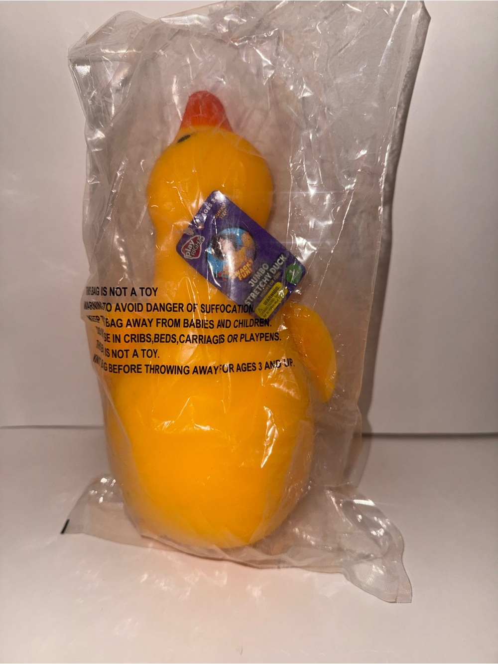 Jumbo 11" Squishy Squish Duck Squeeze Laffy Quacks JA-RU New Tiktok Viral